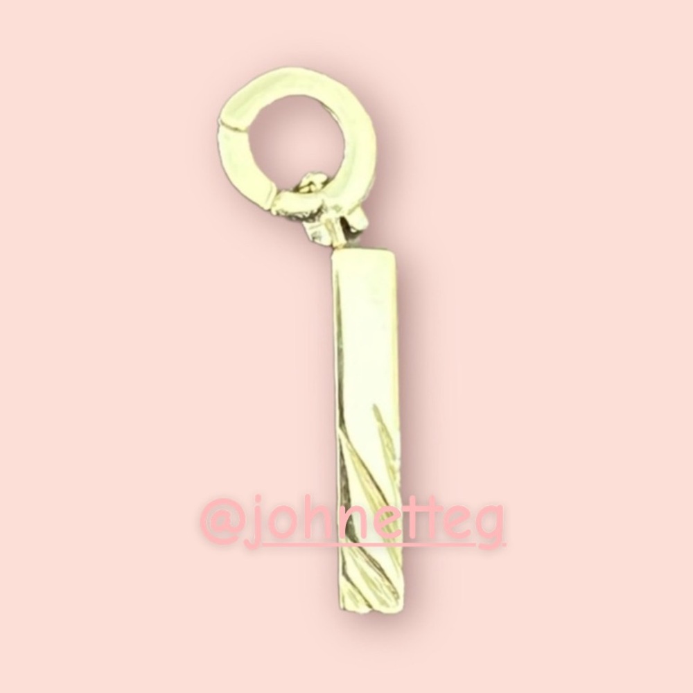 Gorjana Parker 18K Gold Plated Charm Initial I